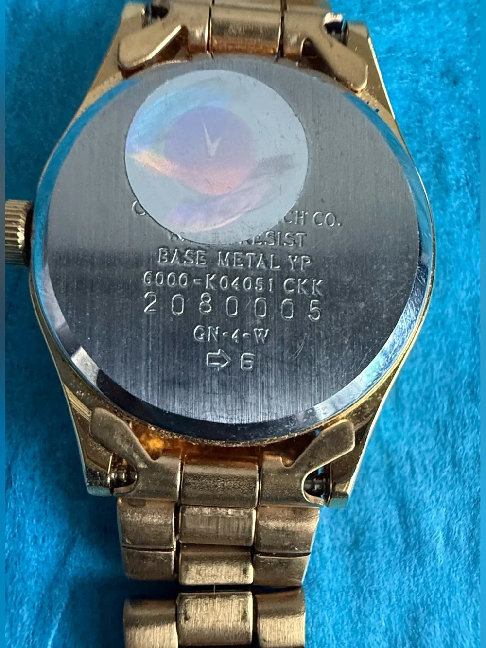 Citizen Gold Tone Watch with Day-Date Display